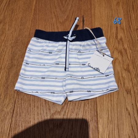 Sanetta Shorts Gr. 68 maritim gestreift Bio Baumwolle Som...