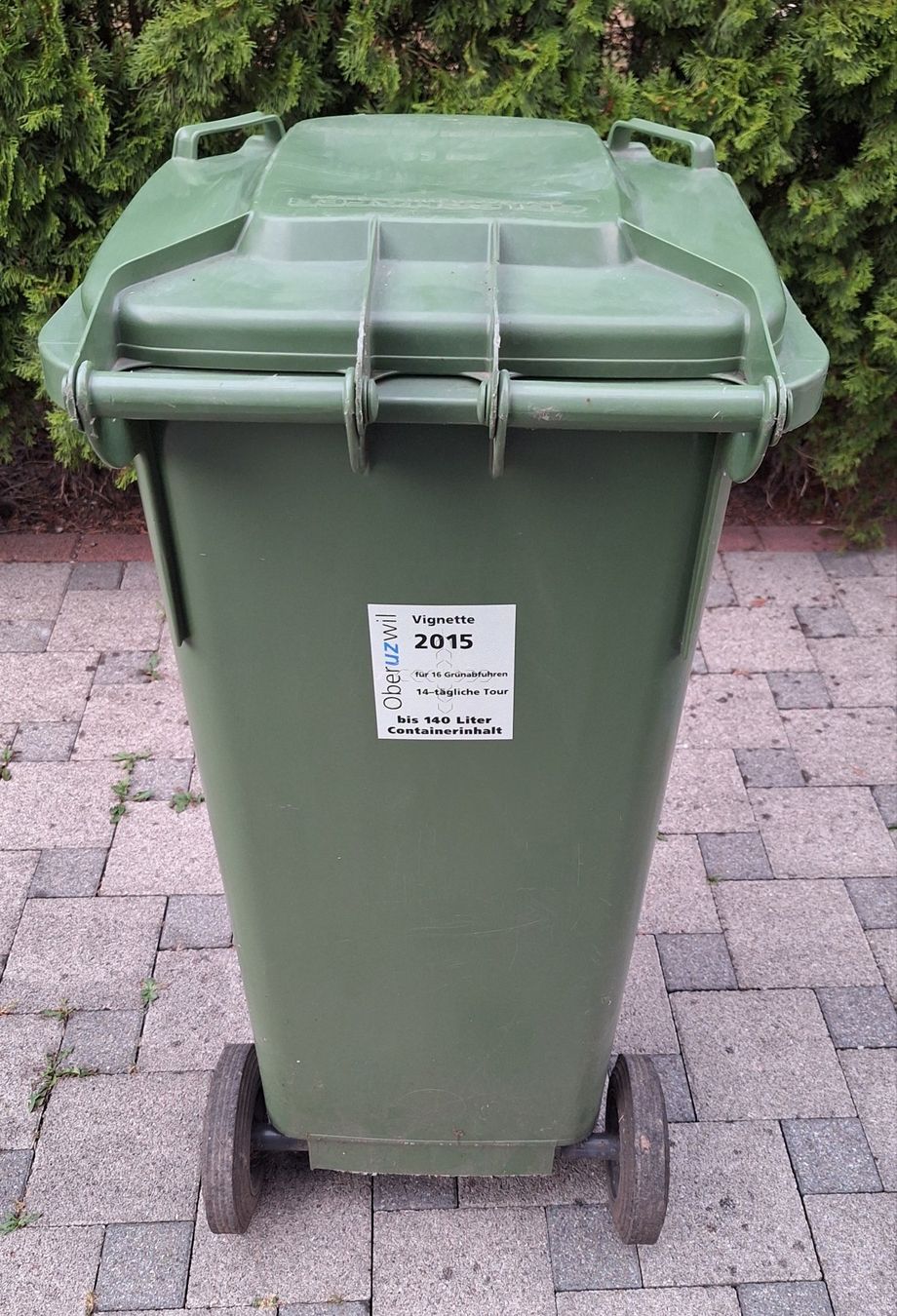 Korpus: Abfallcontainer Schäfer 140L / 70 kg – Gebraucht aus Rickenbach b. Wil von joeletaxi1954