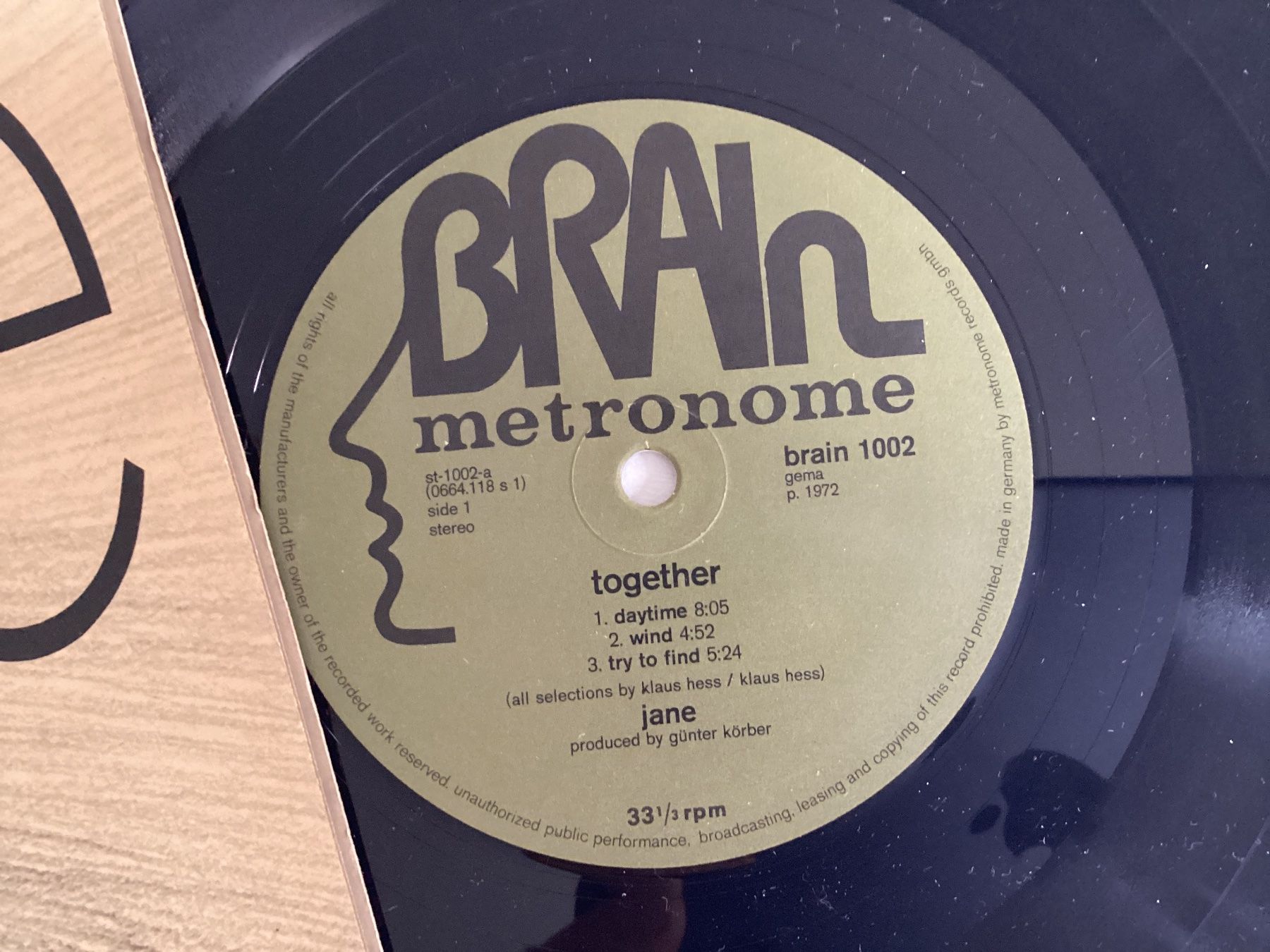 Dischi in vinile: Jane LP - Together – Usato da Gutenswil venduto da Hamzian 1