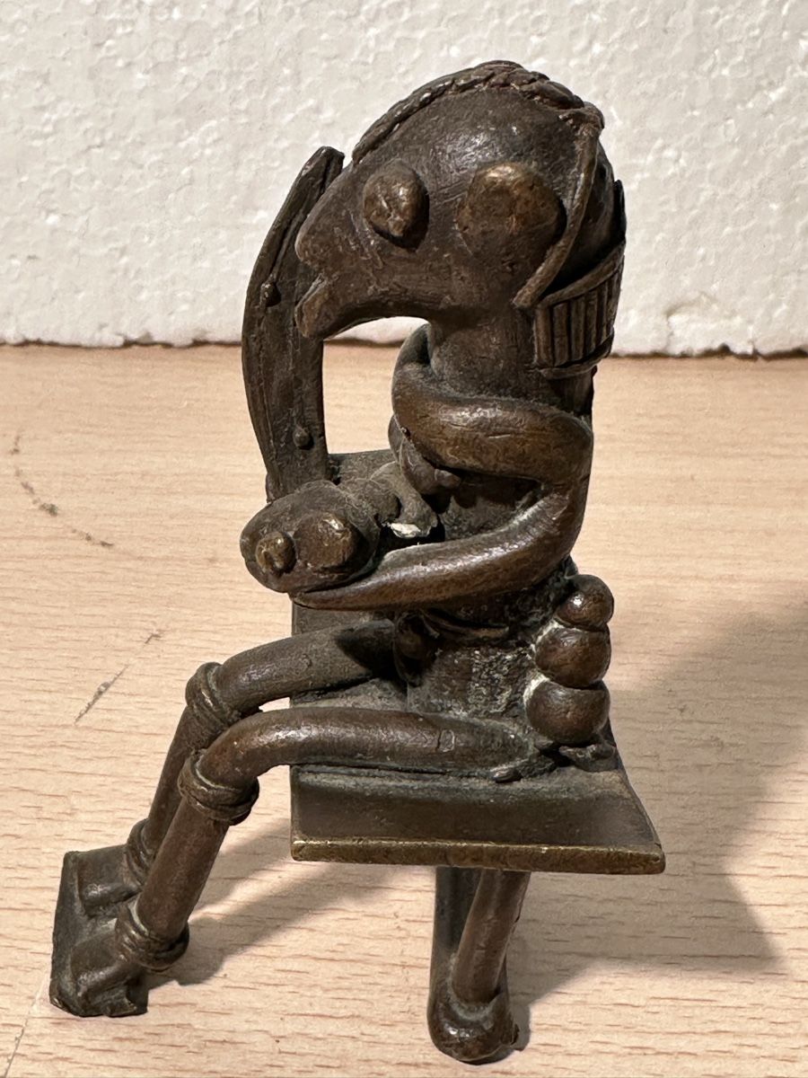 Figuren: Statuette africaine bronze,  9 cm. – Gebraucht aus Lausanne von artnouveau04 2