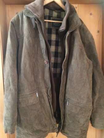 Lederjacke mit fleecefutter gr.54 L