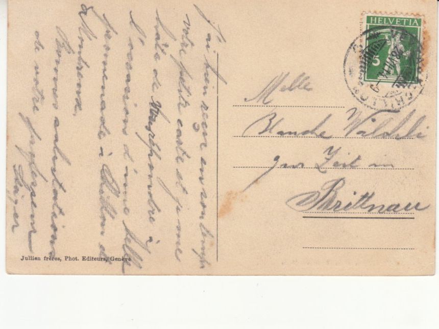 Cartoline postali: Chillon 1914 – Usato da Bürglen TG venduto da StampGraf 1