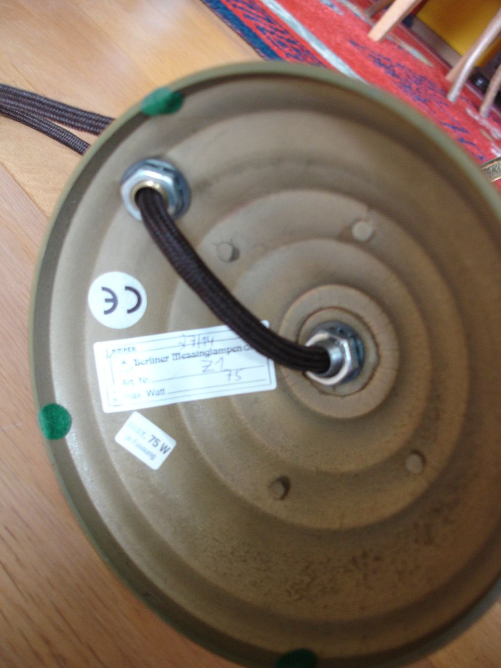 Lampade: Berliner Messinglampe, Messing Lampe, Tischleuchte – Usato da Zürich venduto da phawkg 2