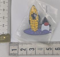 HotJava Pin Surfen Tux Pinguin aus 1990er, Selten