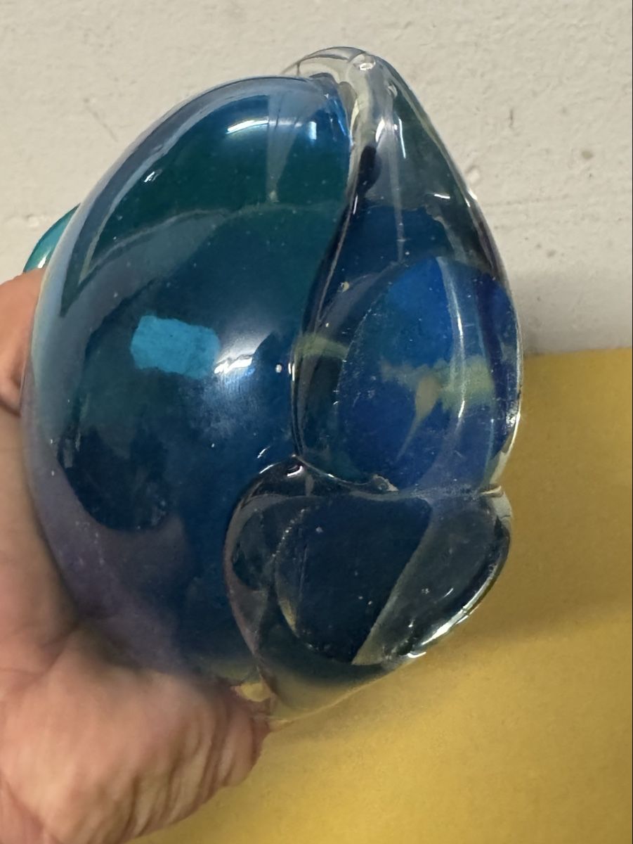 Vasen & Gefässe: Glas Vase  – Gebraucht aus Schlieren von Freundlich02 3