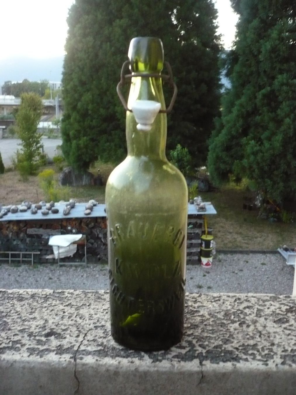 Bicchieri, Caraffe & Bottiglie: BRAUEREI K.WOLZ RICHTERSWEIL – Usato da Biberist venduto da Urmel 1