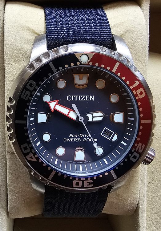 Citizen Promaster BN0168-0L, wie neu, mit Zuludiver-Band | Kaufen auf ...