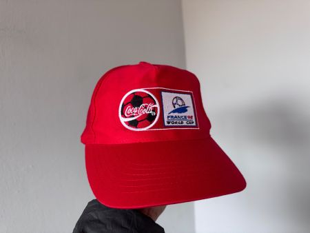vintage France 98 World cup Coca Cola cap