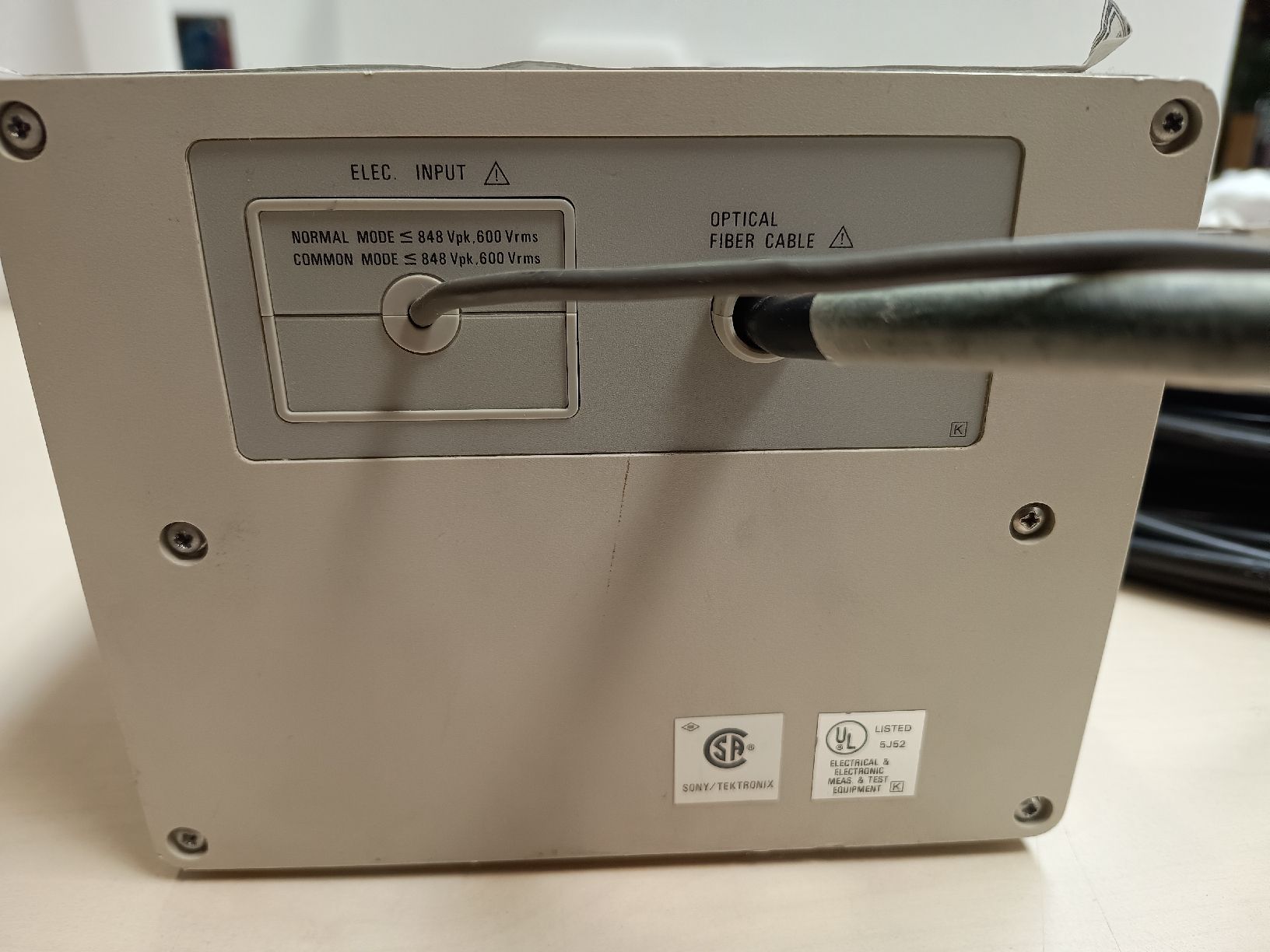 Stromzufuhr: Sony / Tektronix A69T06 Transmitter A6906S, defekt – Defekt aus Döttingen von Schlei 6