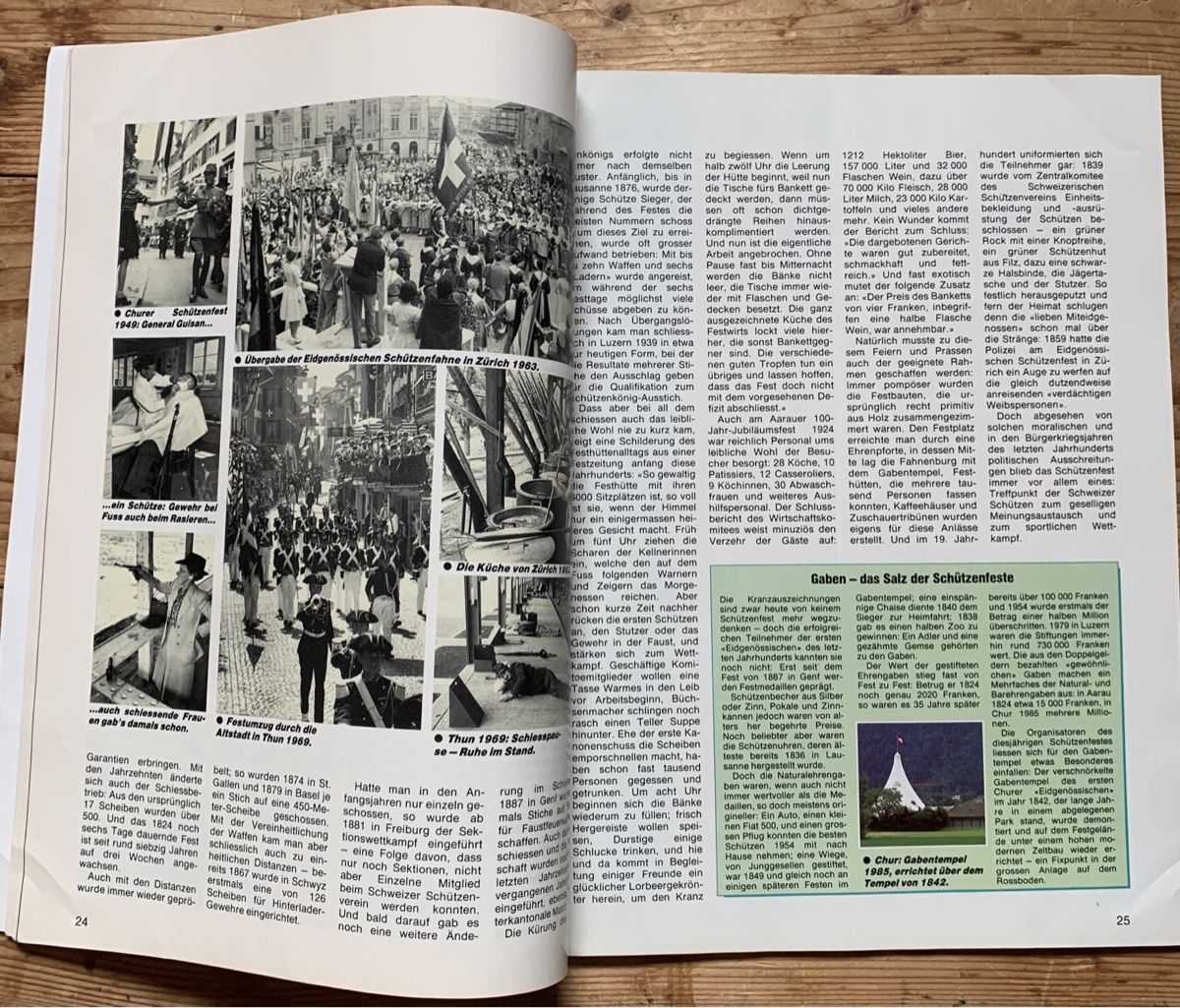 Libri: Erinnerungsheft Eidg Schützenfest Chur 1985 – Usato da Goldingen venduto da Bergler012 3