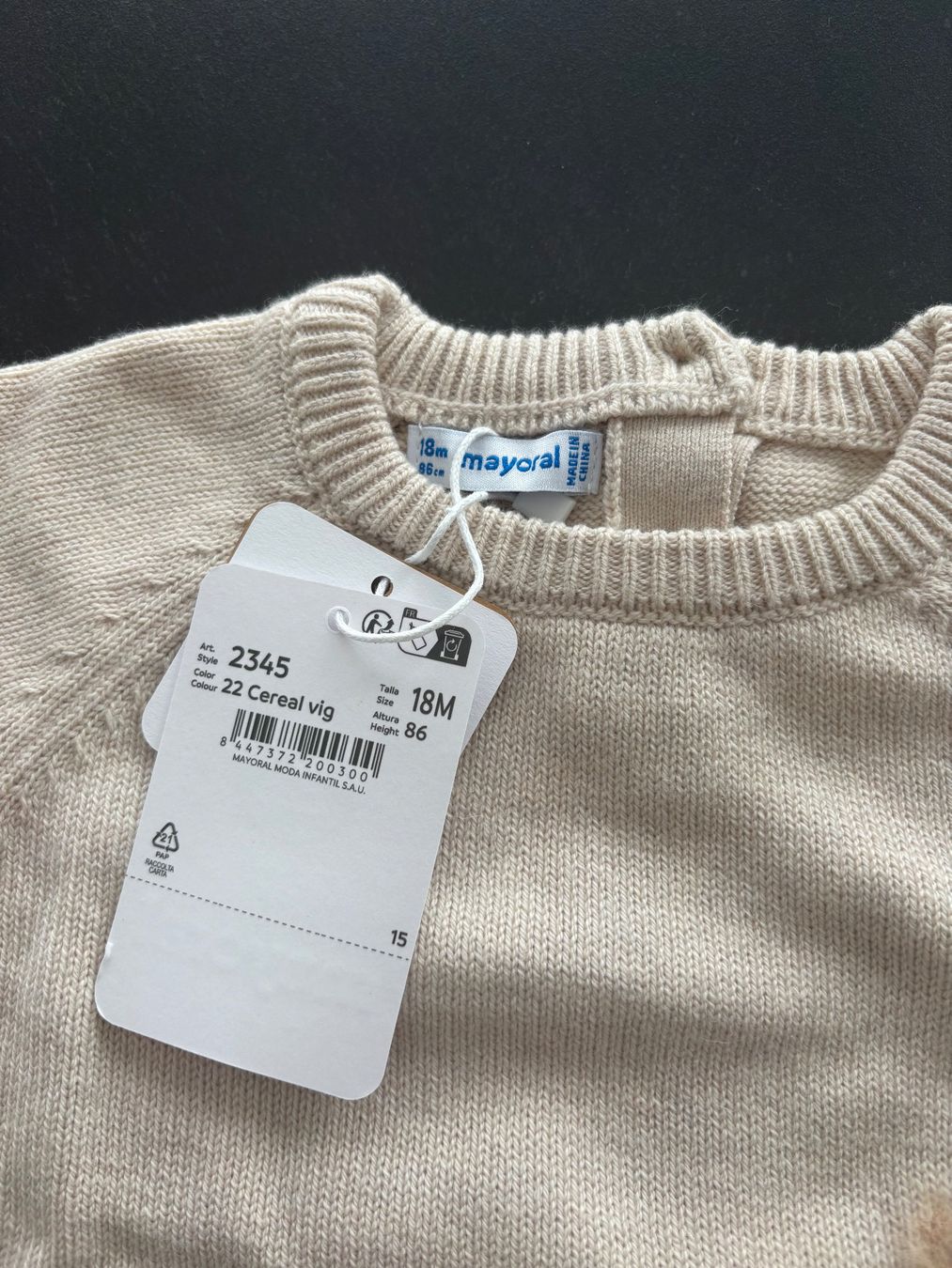 Mayoral Pullover & Sweatshirts: Pullover Mayoral beige mit Pferd  Grösse 86 18M – Neu und originalverpackt aus Wohlen AG von kissne4 2