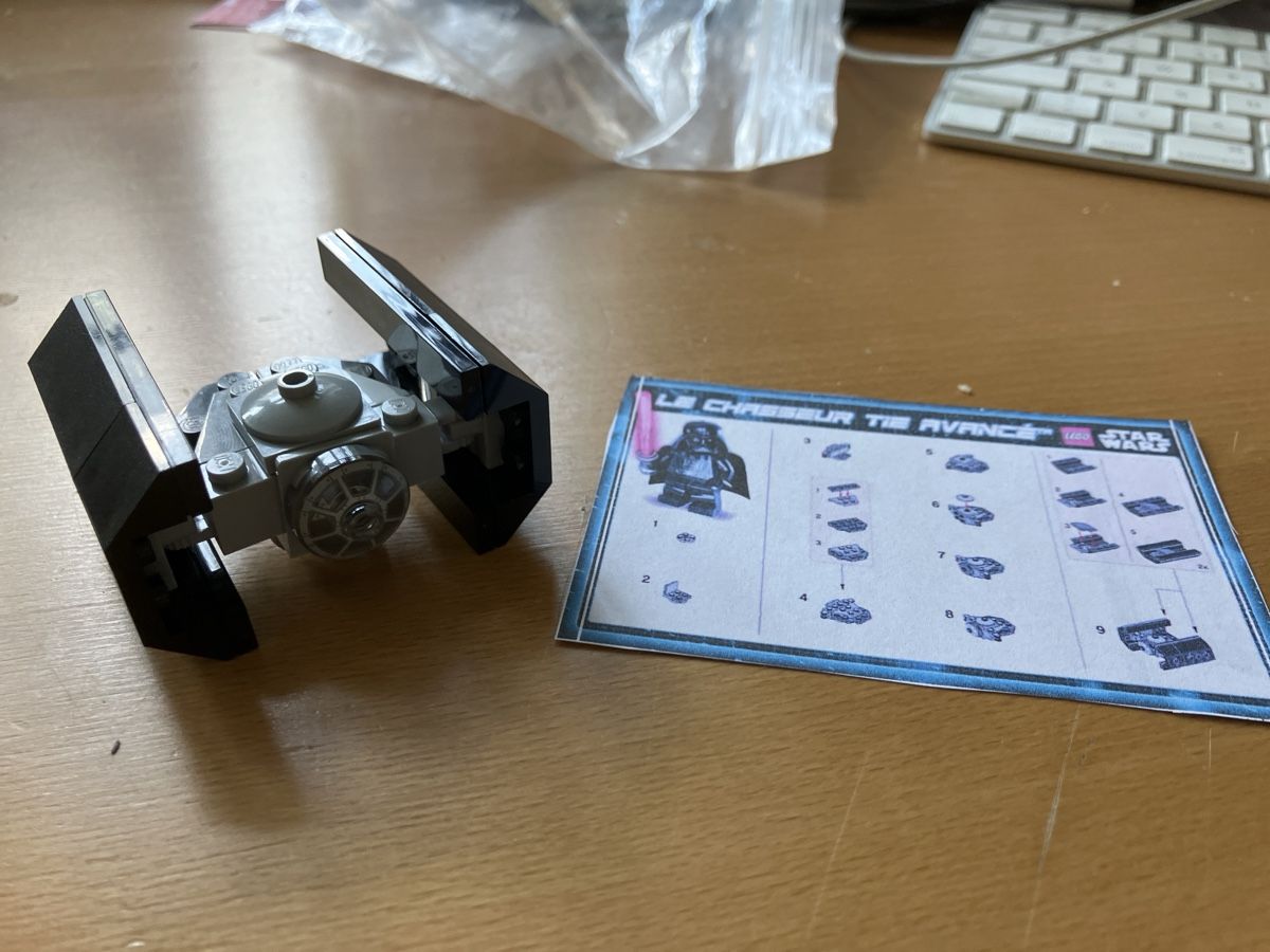 Lego Baukästen: Lego 911722 TIE Advanced Mini Foil Pack – Gebraucht aus Glarus von Jhuber78