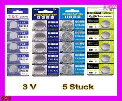Batterien CR2330,CR2430,CR2450,CR2477  3V  Knopfbatterie
