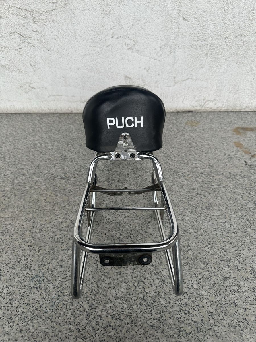 Puch Parti ricambio per ciclomotori: Puch Maxi Sitzbank original mit Gepäckträger   – Usato da Törbel venduto da kab_9msf 1