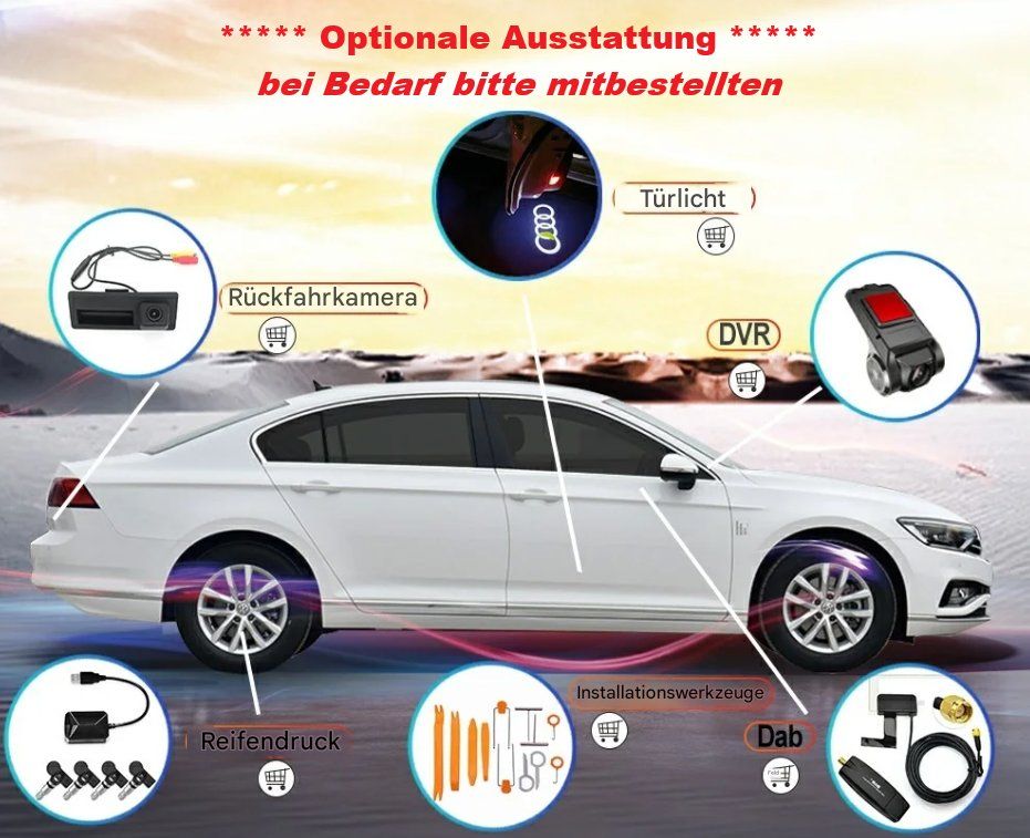 Lettore multimediale & Streamer: Mercedes W204 2011-2014 | 8.8" Touchscreen Multimedia Player – Nuovo e nell'imballaggio originale da Chur venduto da shop.chur 9