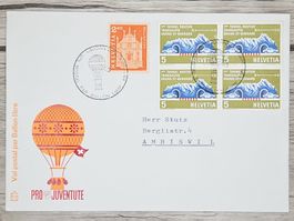 CL21 Enveloppe + Timbre Suisse 1964