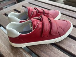 Camper Halbschuhe Leder rot Klettverschluss Gr. 35 neu & OVP