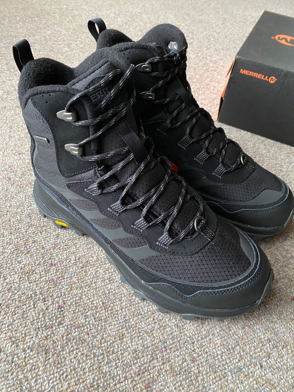 Merrell Scarpe da uomo: Neuer Merrell MOAB SPEED THERMO MID WP, Winterschuhe, Gr. 45 – Nuovo e nell'imballaggio originale da Thun venduto da dane_pao 1