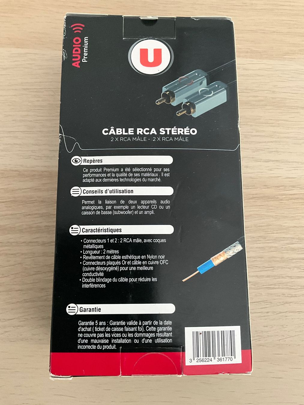Câbles: CÂBLES RCA STÉRÉO + OPTIQUE – Neuf avec emballage d'origine à Morges par KamitE 1