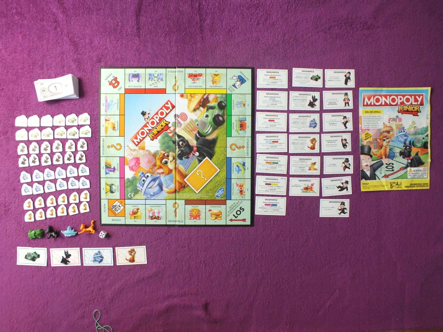 Hasbro Giochi: Monopoly Junior Englisch – Usato da Müllheim Dorf venduto da Seeeule01 8