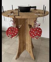 Fondue-Bar Echtholz Fonduetisch Kisag Fondue-Set Schweiz
