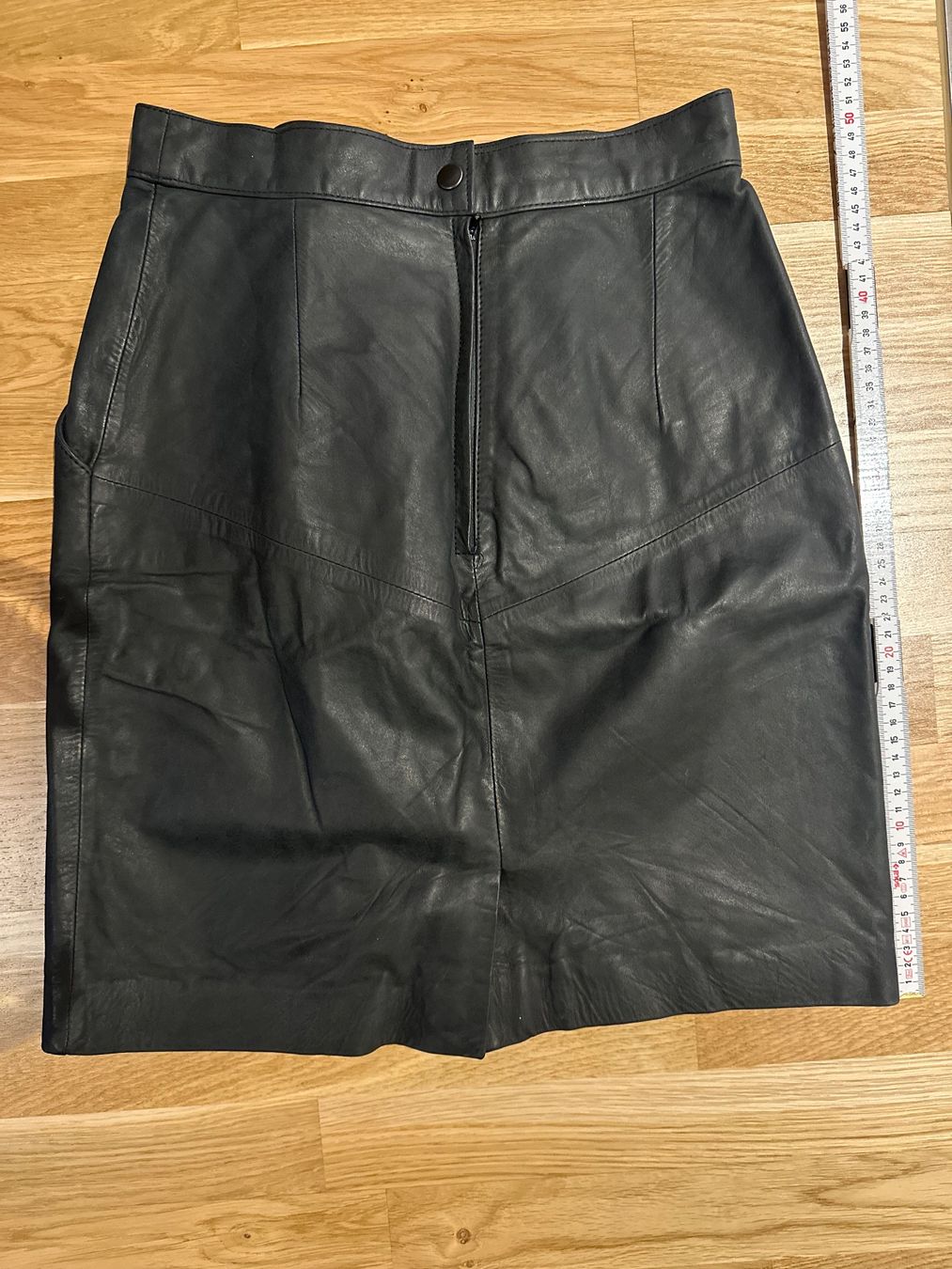 Gonne: Schwarzer Lederrock/Skirt, Gr. 36 – Usato da Zürich venduto da cfh_cg22 1
