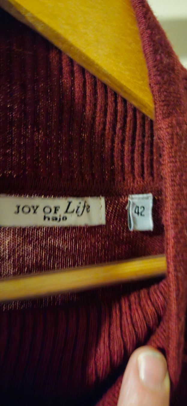 Pullover & Sweatshirts: Joy of Life Winter Strickpullover, bordeaux, Grösse 42 – Gebraucht aus Basel von NikaV13 2