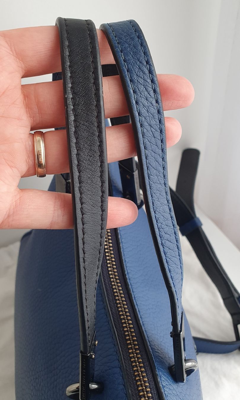 Marc Jacobs Borse da donna: Marc Jacobs Henkel/Umhängetasche Medium Soft Leder Blau – Usato da Niederteufen venduto da Mira_72 7