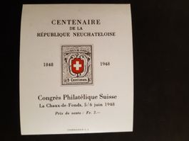 Vignette   Philatelistenkongress 1948