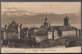 Lausanne 1916  Rasierklingenstempel:  Lausanne 24.I.16
