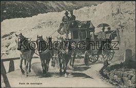 VS Furka Pass - Belvédère - Postkutsche - Oberwald