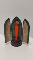 Vintage kleine religiöse Figur Madonna, Holz (S6)