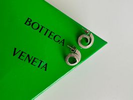 New silver earrings Bottega Veneta‪