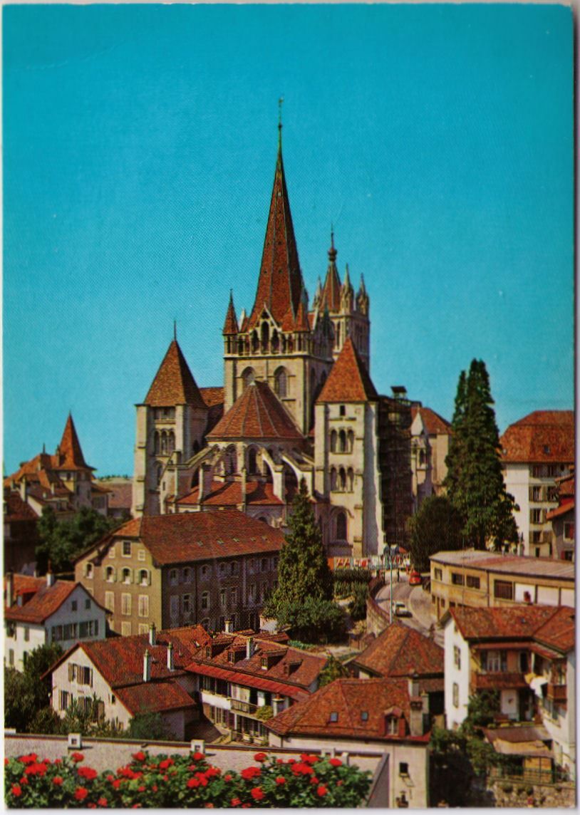 Ansichtskarten: Lausanne - La Cathèdrale – Gebraucht aus Binningen von Mountainrider