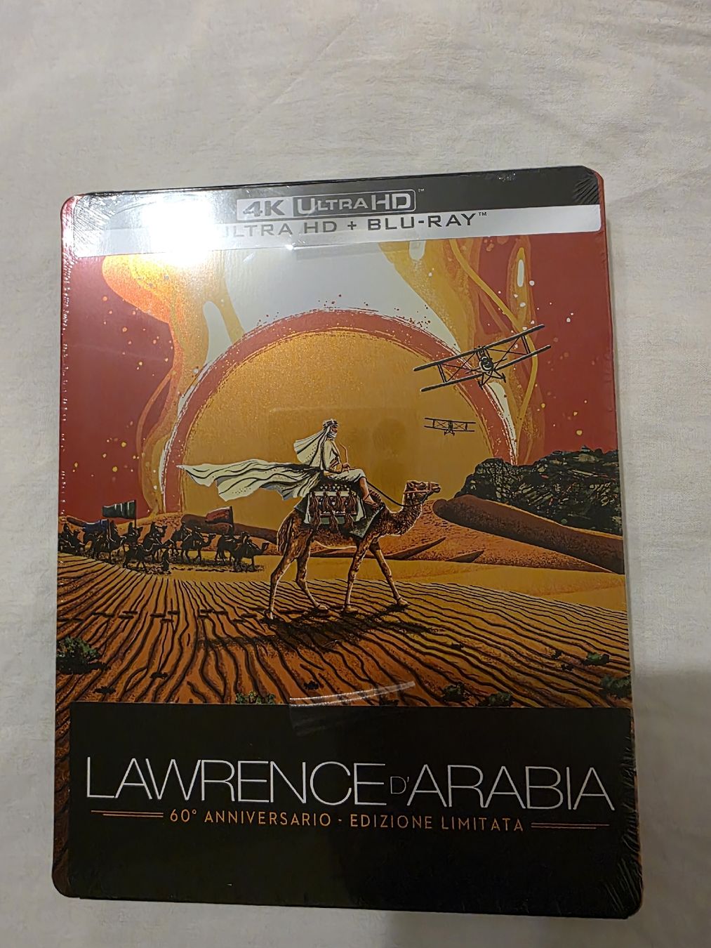Tutti i DVDs: Lawrence d Arabia 4k Blu-ray Steelbook – Nuovo e nell'imballaggio originale da Zürich venduto da Todisco