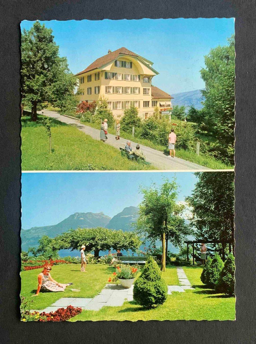 Cartoline postali: AK Sunnehüsli Krattigen – Usato da Goldau venduto da artelier1