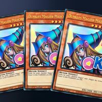 3x Dunkles Magier Mädchen Ultra Rare Yugioh 1. Auflage RA05-