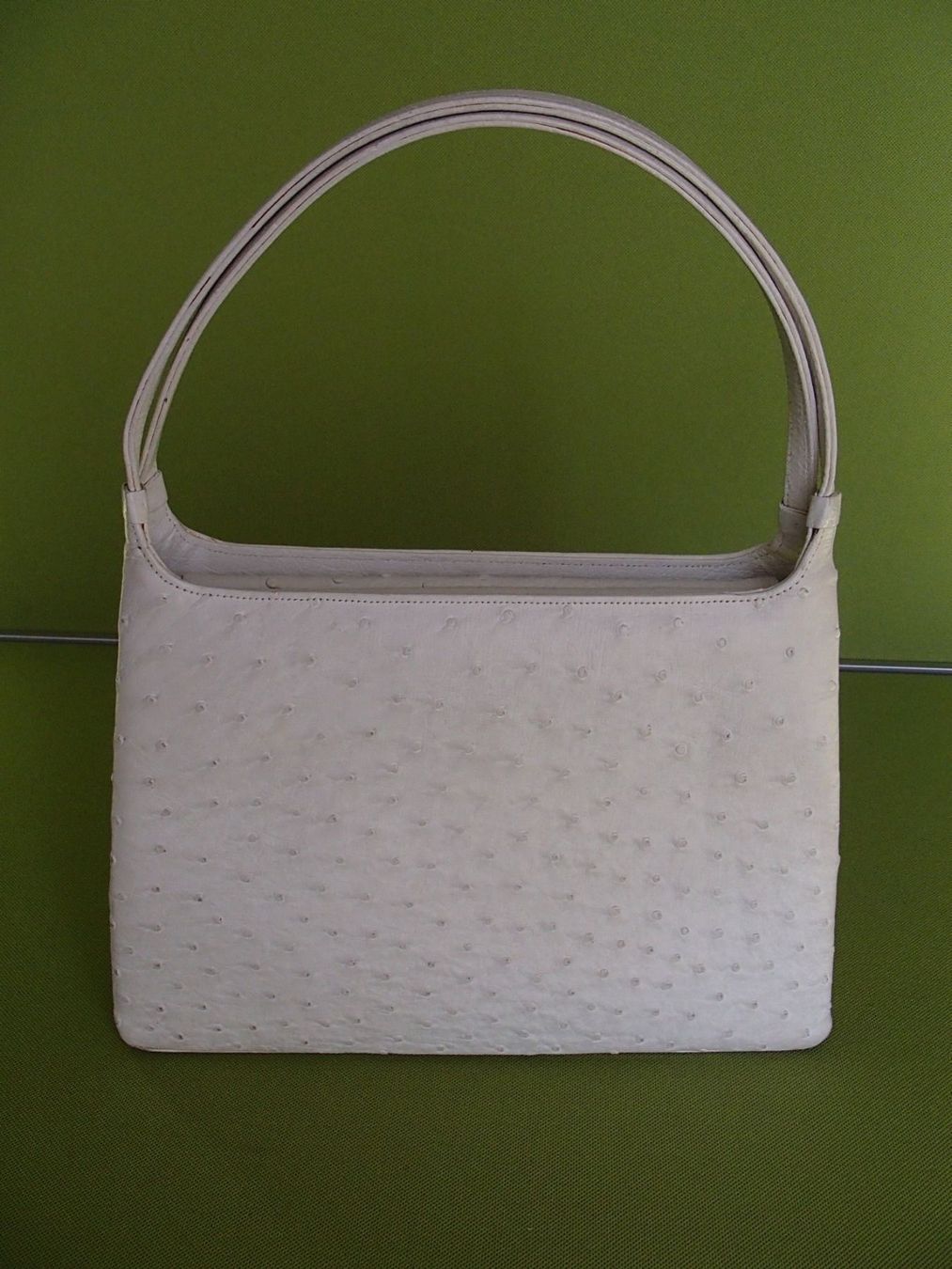Borse da donna: weisse Vintage Eidechsleder Tasche – Usato da Schöfflisdorf venduto da pullux