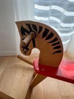 Original Wisa Gloria Holz-Schaukelpferd sehr schön erhalten