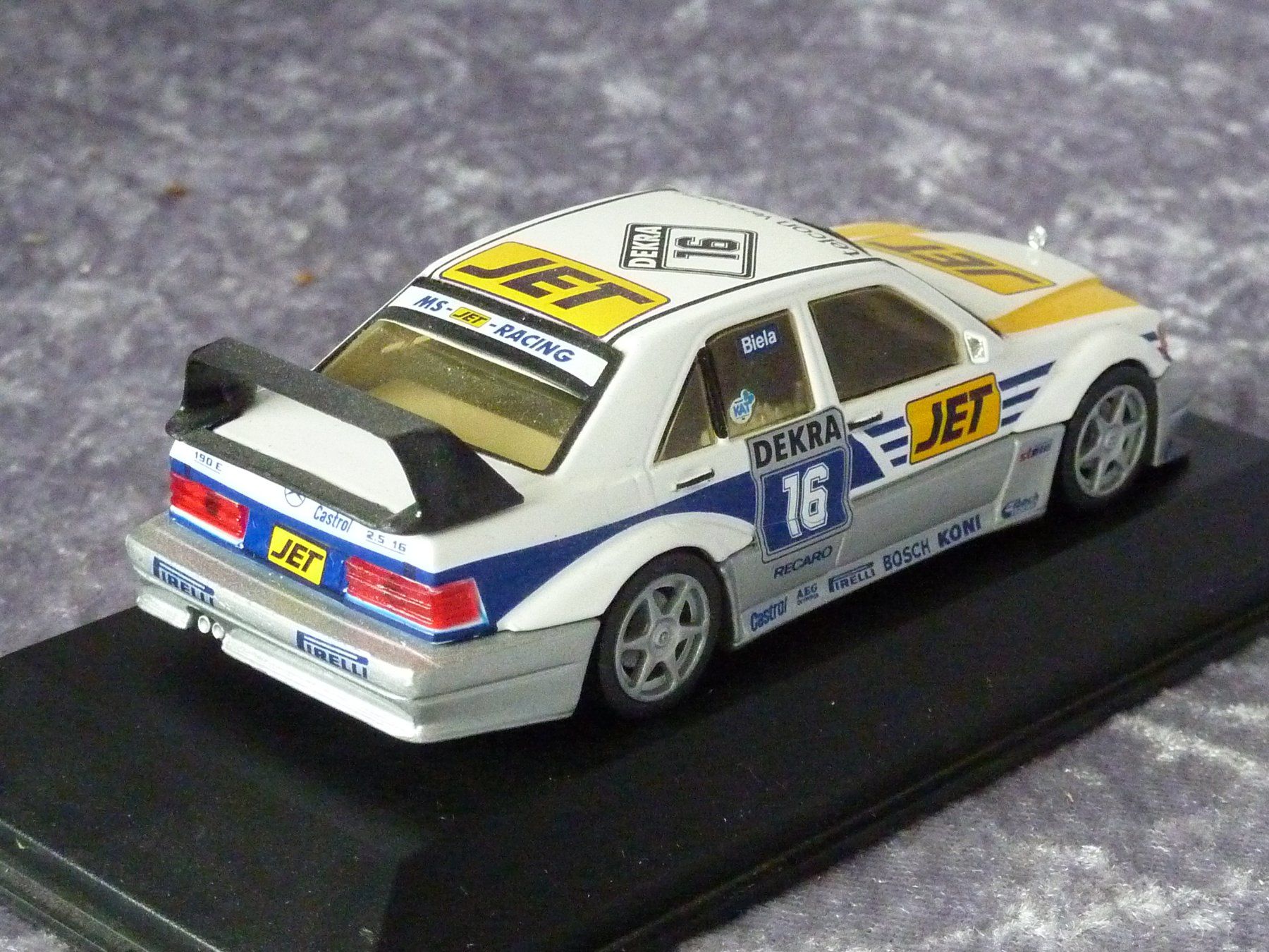 Minichamps Modellini d'auto: Mercedes 190E Evo2 Jet #16  1:43 – Nuovo e nell'imballaggio originale da Dürrenäsch venduto da modellautos4you 4