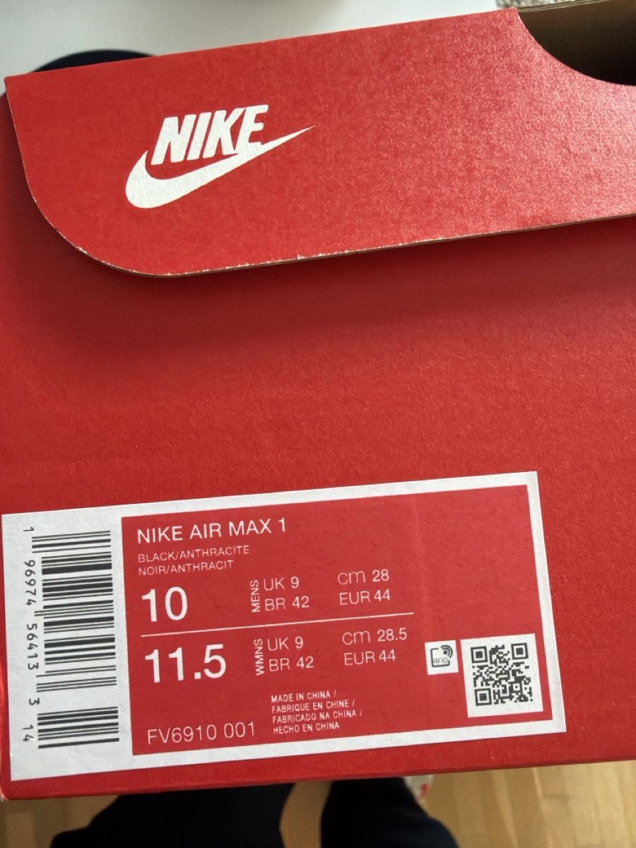 Nike Scarpe da uomo: Nike Air Max 1 Bred / us10 / neu – Nuovo e nell'imballaggio originale da Wittenbach venduto da therealmoonstone 1