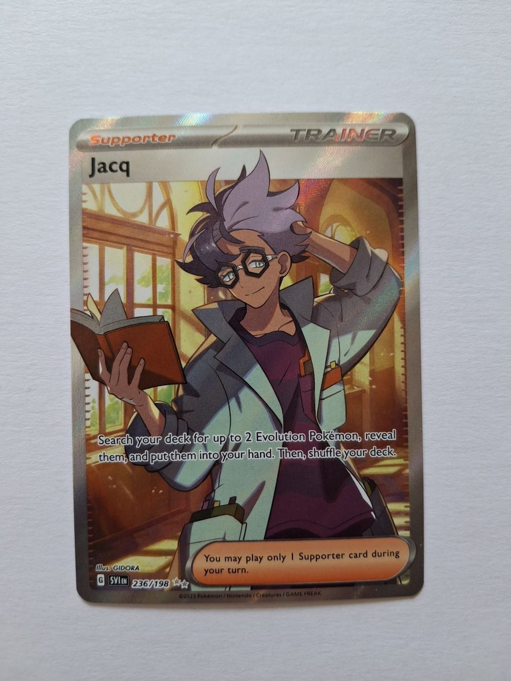 Pokémon Carte collezionabili: Pokemon - Jacq SR - SVI - 236/198 - EN – Nuovo (secondo la descrizione) da Trub venduto da PM94