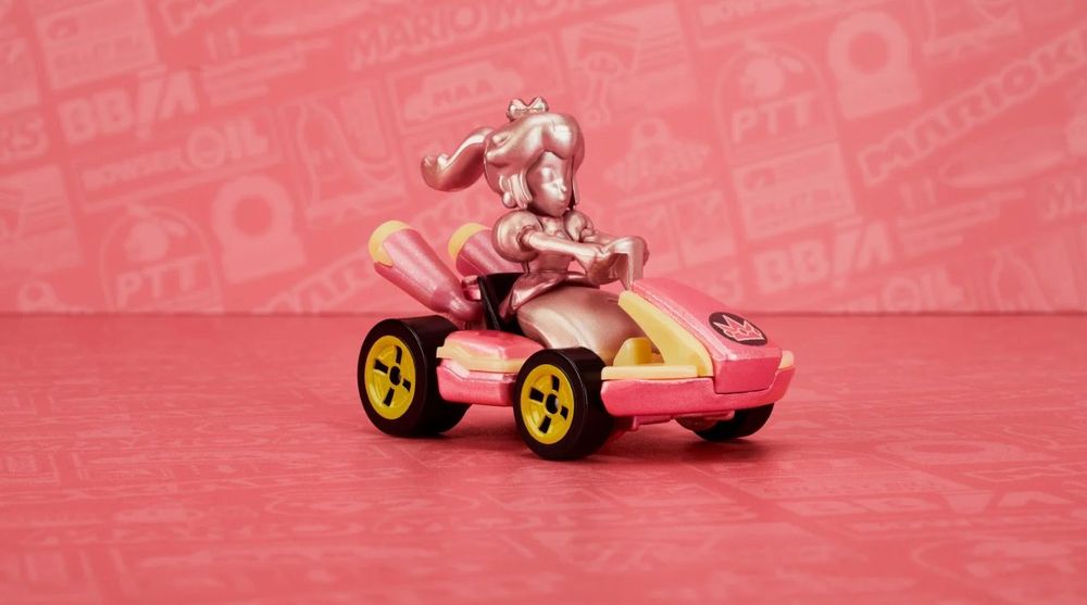 Hot Wheels Mario Kart Pink Gold Peach Sdcc Exclusive Ovp Kaufen Auf