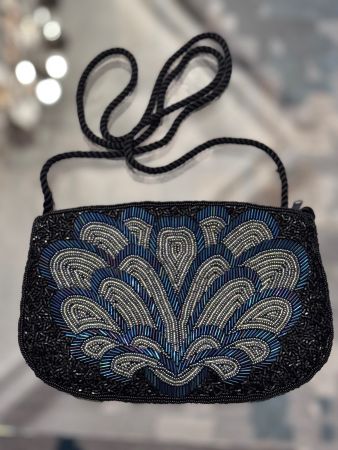 Très chic "Pochette de soirée Vintage" avec perles de verres