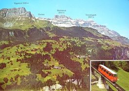 BRAUNWALD BAHN - Blick auf die Bergterrasse