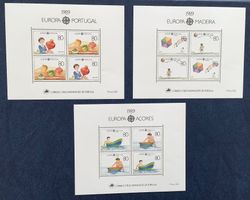 1989 Portugal- Madeira Azoren  Europa Kinderspiele ** 42 €