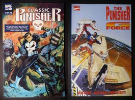 LOT 2 CLASSIC PUNISHER & G-FORCE GN PRESTIGE MARVEL 1989-92