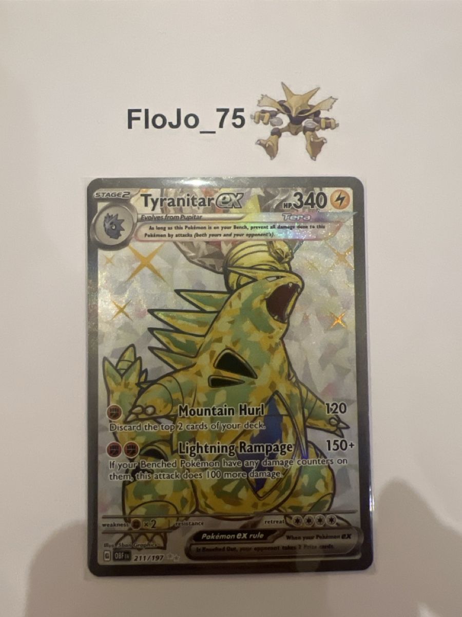 Pokémon Carte collezionabili: Tyranitar ex 211/197 – Usato da St-Blaise venduto da FloJo_75