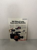 Seltenes Sony Video 8 Poster - Ein Muss für Sammler!