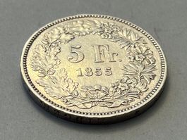 5 Franken 1855, Schützentaler Solothurn